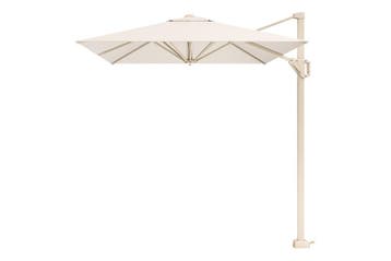 Platinum Voyager Vierkante Zweefparasol T1 2,5x2,5 m. - Sand, Verzenden, Nieuw, Zweefparasol, Kantelbaar