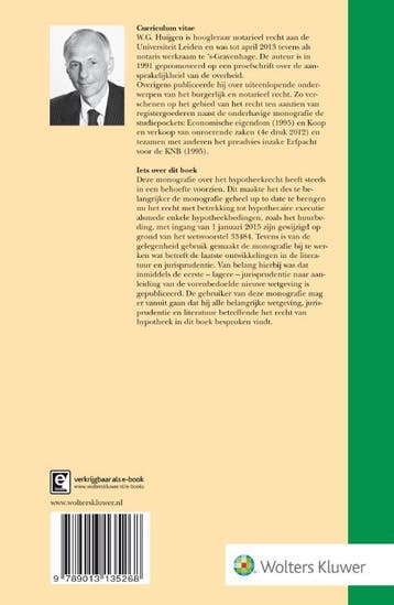 Hypotheek / Monografieen BW / B12b 9789013135268, Verzenden, Zo goed als nieuw, W.G. Huijgen