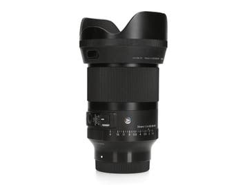 Sigma 35mm F1.4 DG DN Art - Sony FE - 1 jaar garantie, Ophalen of Verzenden, Zo goed als nieuw, Sigma, Zonnekap