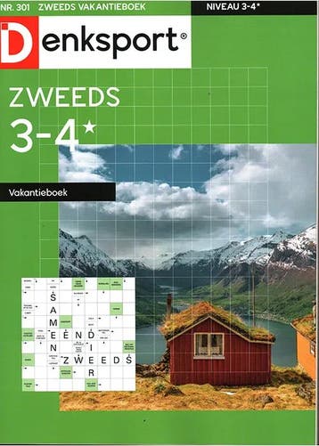 Denksport Zweeds Vakantieboek - 3-4* 301 2025, Verzenden, Nieuw, Sport en Vrije tijd