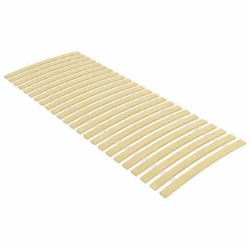 vidaXL Lattenbodem met 24 latten 80x200 cm, Huis en Inrichting, Eenpersoons, Bruin, Verzenden, Nieuw