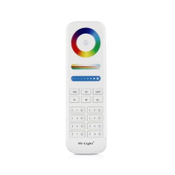 MI-LIGHT | AFSTANDSBEDIENING | 8 GROEPEN | RGB+CCT, Nieuw