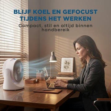 2dekans | Mini Aircooler – Persoonlijke Luchtkoeler met Ice, Witgoed en Apparatuur, Ophalen of Verzenden, Zo goed als nieuw