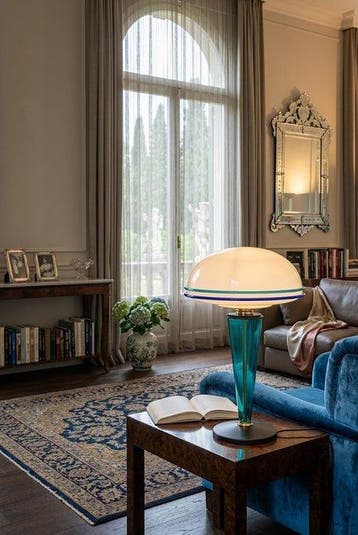Due p illuminazione - Lamp - geblazen glas, Muranoglas,