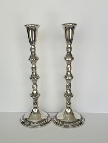 Duchin Creation - Kaarsenhouder (2) - .925 zilver - Hoge