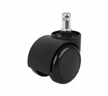 Bureaustoel wieltjes - 5cm - 5 stuks - Zwart, Ophalen of Verzenden, Nieuw