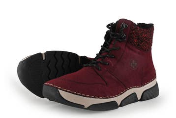 Rieker Snowboots in maat 42 Rood, Verzenden, Snowboots, Zo goed als nieuw, Rood