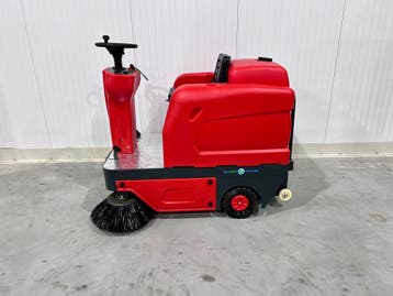 Veegmachine | Elektrisch | Waterspray | Opvangbak | 125 cm, Verzenden