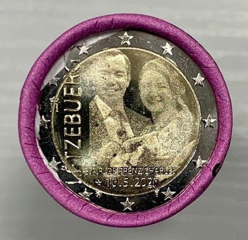 Luxemburg. 2 Euro 2020 Naissance Princière - version