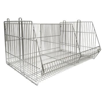 Draadmand, 960x700x500 mm, verzinkt staal, demontabel, nieuw, Zakelijke goederen, Kantoor en Winkelinrichting | Magazijn, Stelling en Opslag