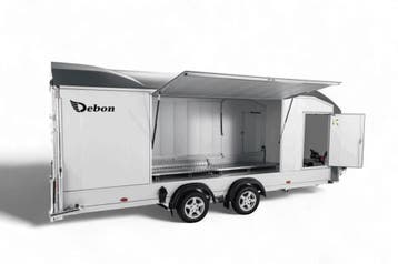 Debon Roadster C2000 Aluminium Gesloten Aanhangwagen, Auto diversen, Aanhangers en Bagagewagens, Ophalen of Verzenden, Nieuw