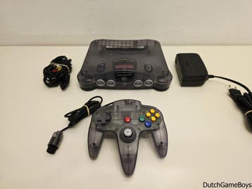 Nintendo 64 / N64 - Console - Smoke Black + Controller - Fun, Verzenden, Gebruikt