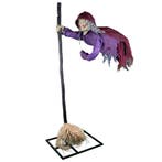 Animatronic Halloween Decoratie Zwevende Heks 195cm Licht, Verzenden, Nieuw, Overige typen