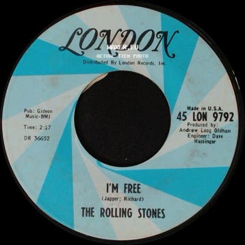 The Rolling Stones - Im Free / Get Off Of My Cloud, Verzenden, Gebruikt