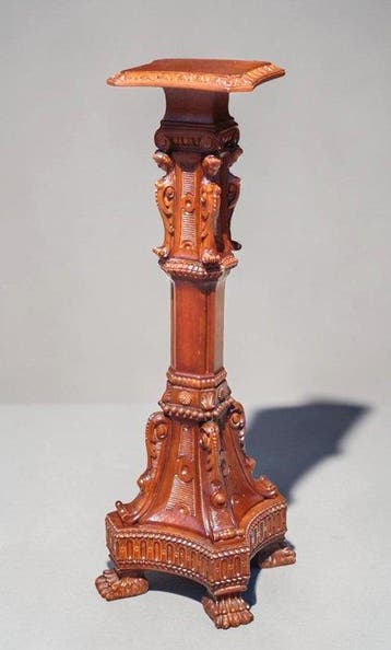 Napoleon III stijl Kolom - 1850-1900 - walnotenhout