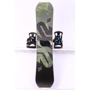 130 snowboard K2 EST. 87, black/green, p-tex topsheet, FLAT/, Verzenden, Gebruikt