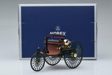 Norev 1:18 - Modelauto - Benz Patent-Motorwagen 1886, Nieuw