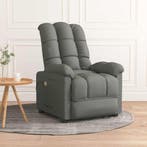 Fauteuil donkergrijs stof | Tweedekansje | OP=OP, Huis en Inrichting, Fauteuils, 75 tot 100 cm, Ophalen of Verzenden, Zo goed als nieuw