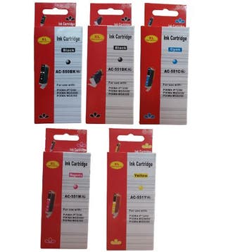 Huismerk Canon PGI-550PGBK / CLI-551 voordeelset, Verzenden, Nieuw, Huismerk