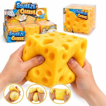 Squishy Mega knijpkaas 10 cm (NIEUW) !!!, Ophalen of Verzenden, Nieuw, Jongen of Meisje
