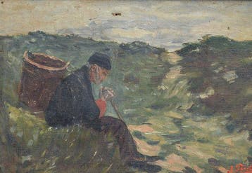 Max Liebermann (1847-1935) - Repos dans les dunes