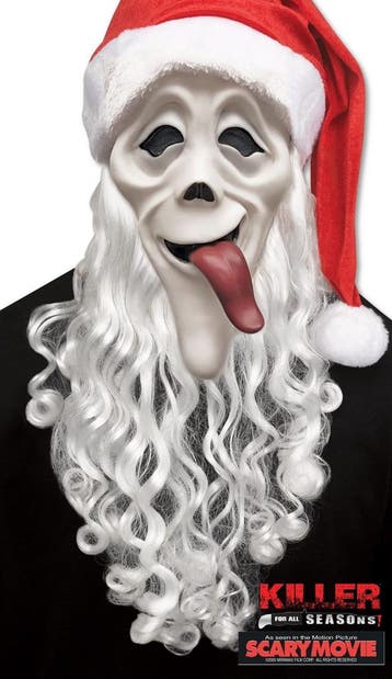 Scary Movie Waass-Up! Kerstman Masker, Verzenden, Nieuw, Feestartikel