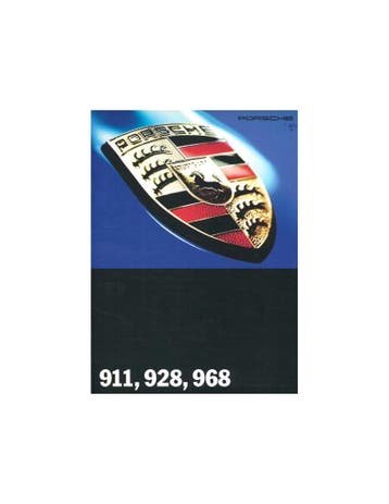 1994 PORSCHE PROGRAMMA BROCHURE FRANS, Nieuw, Porsche, Author
