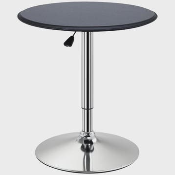 Verstelbare Bartafel Bistro Staande Tafel - Ø 63 cm, 67-93 c, Verzenden, Nieuw