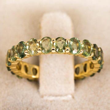 Zonder minimumprijs - Ring - 14 karaat Geel goud - 4.88ct., Nieuw