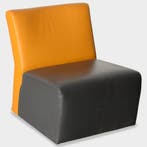 Roels Mileto fauteuil - Antraciet/oranje, Ophalen of Verzenden, Nieuw