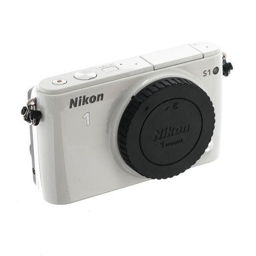 Nikon 1 S1 Digitale Systeemcamera Body - Wit, Audio, Tv en Foto, Fotocamera's Digitaal, Zo goed als nieuw, Verzenden