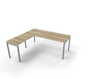N-poot hoekbureau, 200x200cm, Overige plaatsen, Ophalen of Verzenden, Nieuw in verpakking, Bureau