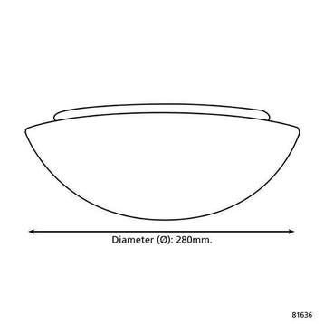 EGLO Ella - Plafondlamp - Ø28 cm - Wit Tweede kans -, Verzenden, Nieuw