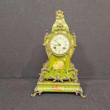 Figurale pendule Napoleon III stijl - Verguld brons -