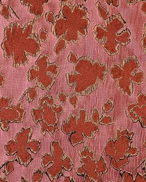 Jacquard Bloemen Roze/Rood, Nieuw, Roze