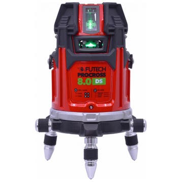Futech PROCross | 8-Lijns GROEN | Digitaal Afschot | 1mm@10m, Doe-het-zelf en Verbouw, Meetapparatuur, Ophalen of Verzenden, Nieuw