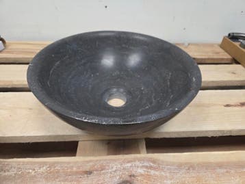 Wiesbaden Raw Waskom – 32 x 12 cm – Hardsteen Gezoet –, Ophalen of Verzenden, Nieuw, Rvs, Bad