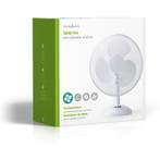 Nedis Tafelventilator, 40cm, Wit, Witgoed en Apparatuur, Verzenden, Zo goed als nieuw