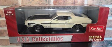 Sunstar 1:18 - Modelauto - Ford Mustang Mach 1 Boss 351 “Ram, Nieuw