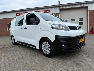 Citroën Jumpy 1.6 BlueHDI 95 Club M airco cruise optioneel m, Gebruikt, Euro 6, Citroën, Wit