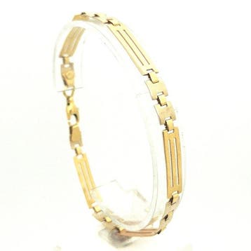 Armband - 18 karaat Geel goud, Witgoud, Roségoud, Sieraden, Tassen en Uiterlijk, Nieuw