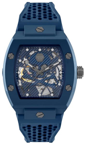 Philipp Plein PWVBA0323 The Skeleton Ecoceramic horloge, Overige merken, Overige materialen, Verzenden, Polshorloge
