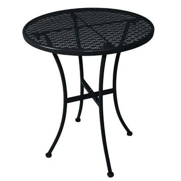 Ronde stalen bistrotafel | zwart | 71 x 60 x 60 cm, Verzenden, Nieuw in verpakking