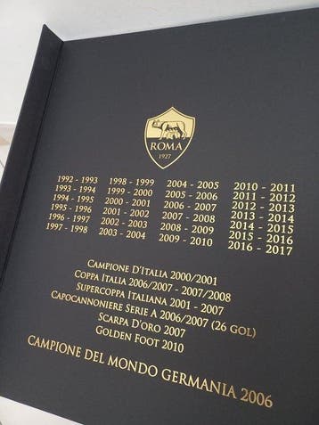 AS Roma - Italiaanse voetbal competitie - Francesco Totti -, Verzamelen, Nieuw
