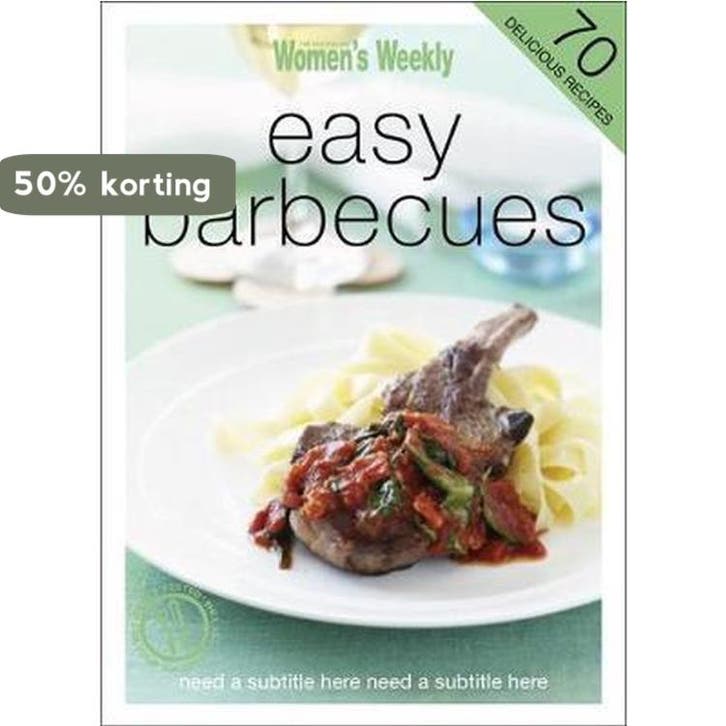 Easy Barbecues 9781863968577 The Australian Womens Weekly, Boeken, Taal | Engels, Gelezen, Verzenden