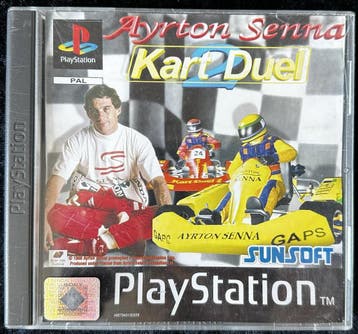 Ayrton Senna Kart Duel 2 Playstation 1 PS1 (No Manual), Verzenden, Nieuw