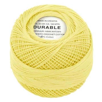 Durable Borduur- en Haakkatoen – 100% Katoen – 20g / 160m, Verzenden, Nieuw