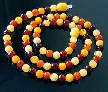 Amber Zeldzame Vrouwen Mannen Unisex Baltisch Amber Ketting