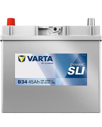 Varta Auto accu 12 volt 45 Ah SLI Dynamic type B34, Auto-onderdelen, Accu's en Toebehoren, Ophalen of Verzenden, Nieuw