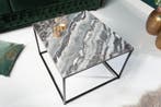 Elegante salontafel ELEMENTS 50cm grijs met gepolijst, Huis en Inrichting, Tafels | Salontafels, Ophalen of Verzenden, Nieuw